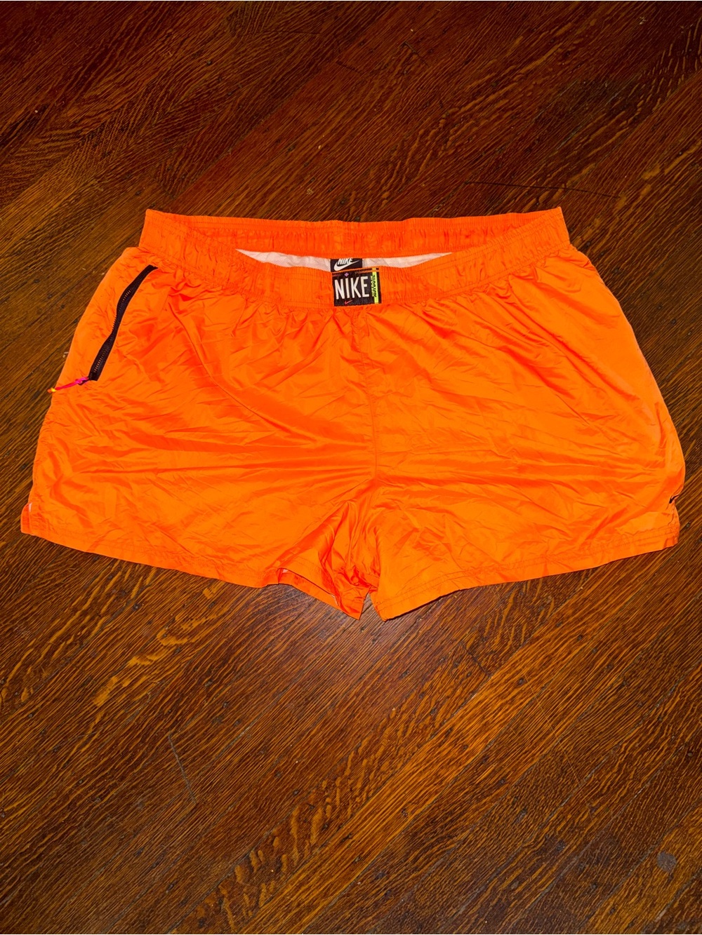 Nike Men’s Bright Orange Athletic Shorts